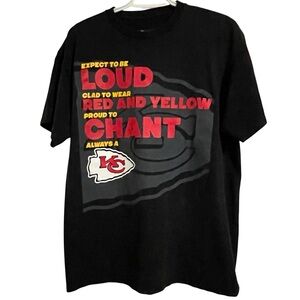 NFL Black Tee Team Apparel Kansas City Chiefs - L